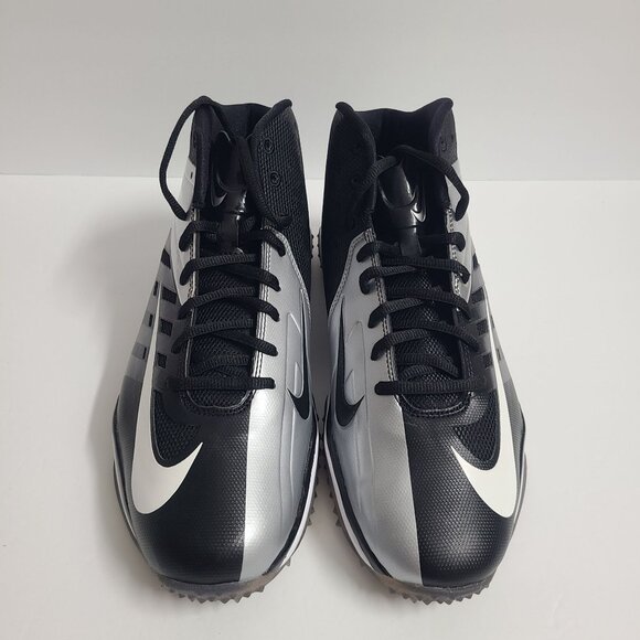 NEW Nike Vapor Pro 3/4 Nubby Turf Football Shoes 527878-010 Size 11.5 Black